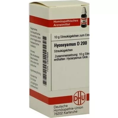 HYOSCYAMUS D 200 globula, 10 g
