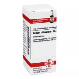 KALIUM CHLORATUM D 4 globule, 10 g