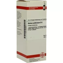 KALIUM SULFURICUM D 6 Razrjeđenje, 50 ml