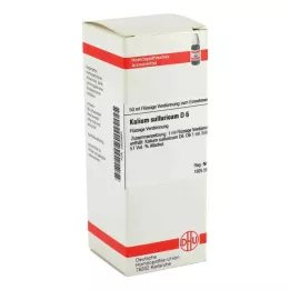 KALIUM SULFURICUM D 6 Razrjeđenje, 50 ml