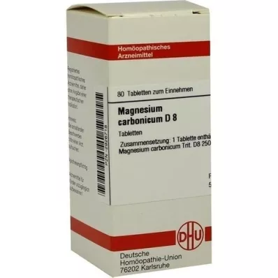 MAGNESIUM CARBONICUM D 8 tableta, 80 kom