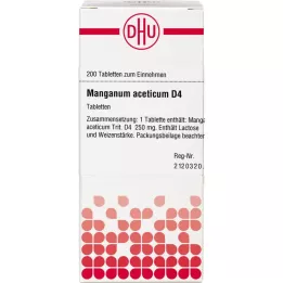 MANGANUM ACETICUM D 4 tablete, 200 kom