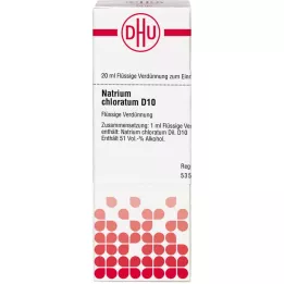 NATRIUM CHLORATUM D 10 razrjeđenje, 20 ml