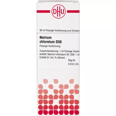 NATRIUM CHLORATUM D 30 razrjeđenje, 50 ml