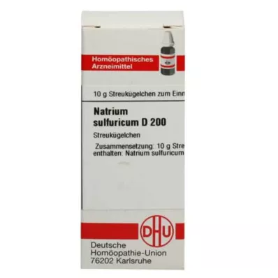 NATRIUM SULFURICUM C 200 globule, 10 g NATRIUM SULFURICUM C 200 globule, 10 g