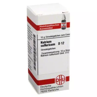 NATRIUM SULFURICUM D 12 globula, 10 g