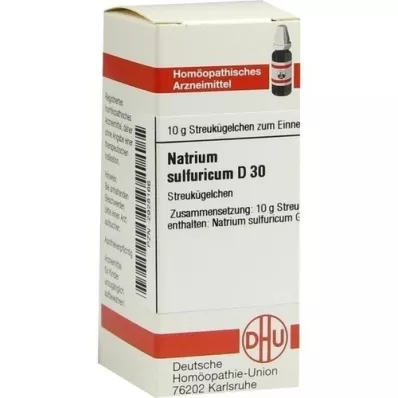NATRIUM SULFURICUM D 30 globula, 10 g