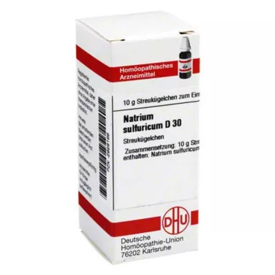NATRIUM SULFURICUM D 30 globula, 10 g