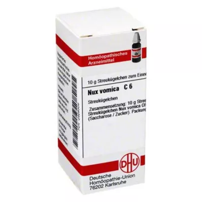 NUX VOMICA C 6 globula, 10 g