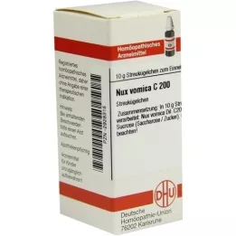 NUX VOMICA C 200 globule, 10 g