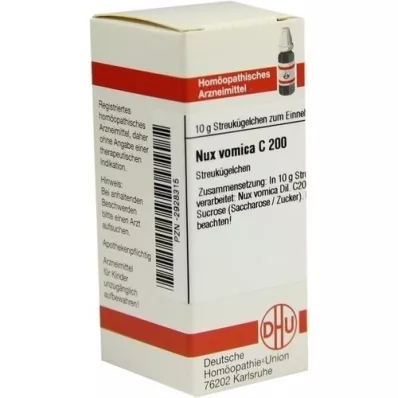 NUX VOMICA C 200 globule, 10 g