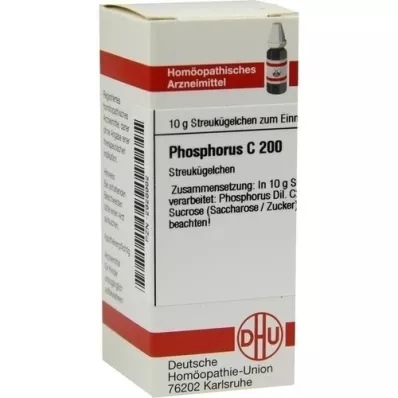 PHOSPHORUS C 200 globule, 10 g