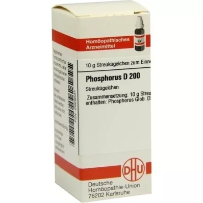 PHOSPHORUS D 200 globula, 10 g