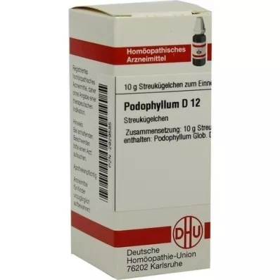 PODOPHYLLUM D 12 globula, 10 g
