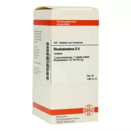 RHODODENDRON D 6 tableta, 200 kom