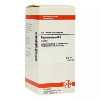 RHODODENDRON D 6 tableta, 200 kom RHODODENDRON D 6 tableta, 200 kom