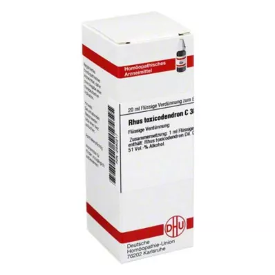 RHUS TOXICODENDRON C 30 razrjeđenje, 20 ml RHUS TOXICODENDRON C 30 razrjeđenje, 20 ml