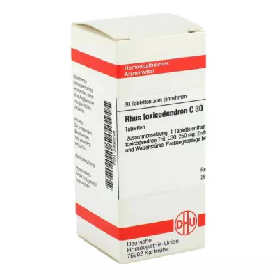 RHUS TOXICODENDRON C 30 tableta, 80 kom