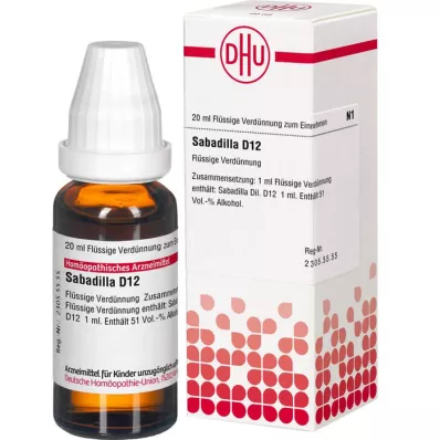 SABADILLA D 12 Razrjeđenje, 20 ml