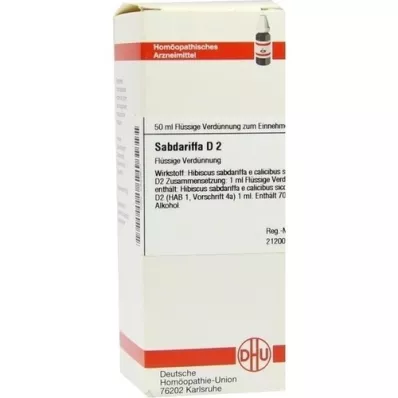 SABDARIFFA D 2 Razrjeđenje, 50 ml