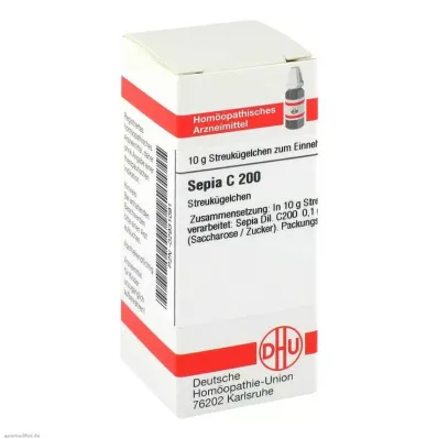 SEPIA C 200 globule, 10 g