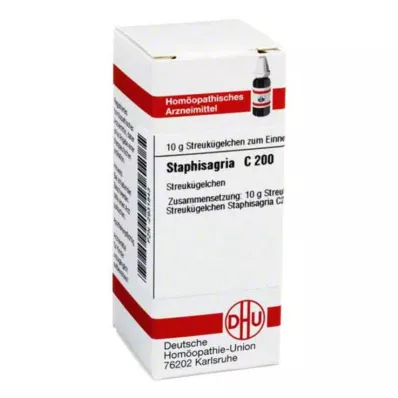 STAPHISAGRIA C 200 globule, 10 g