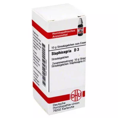 STAPHISAGRIA D 3 globule, 10 g