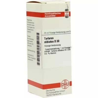 TARTARUS STIBIATUS D 30 razrjeđenje, 20 ml