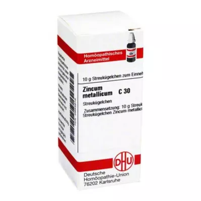 ZINCUM METALLICUM C 30 globula, 10 g ZINCUM METALLICUM C 30 globula, 10 g