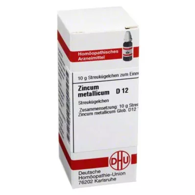 ZINCUM METALLICUM D 12 globula, 10 g