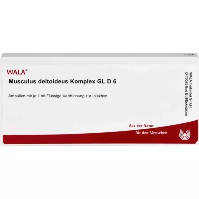 MUSCULUS DELTOIDEUS Complex GL D 6 ampula, 10X1 ml MUSCULUS DELTOIDEUS Complex GL D 6 ampula, 10X1 ml