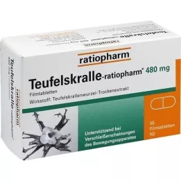 TEUFELSKRALLE-RATIOPHARM Filmom obložene tablete, 50 kom