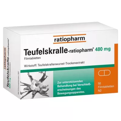 TEUFELSKRALLE-RATIOPHARM Filmom obložene tablete, 50 kom TEUFELSKRALLE-RATIOPHARM Filmom obložene tablete, 50 kom