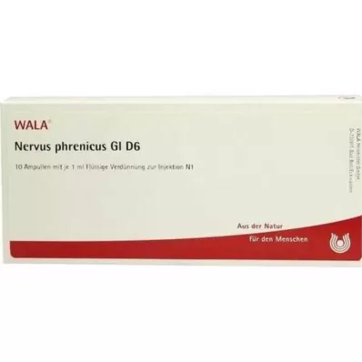 NERVUS PHRENICUS GL D 6 ampula, 10X1 ml NERVUS PHRENICUS GL D 6 ampula, 10X1 ml