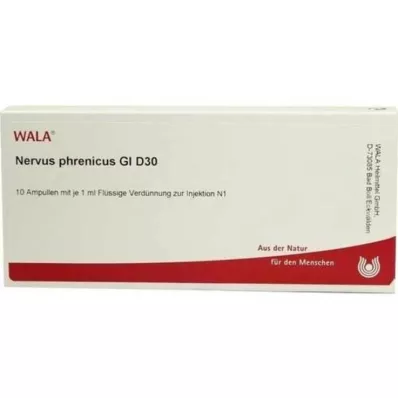NERVUS PHRENICUS GL D 30 ampula, 10X1 ml