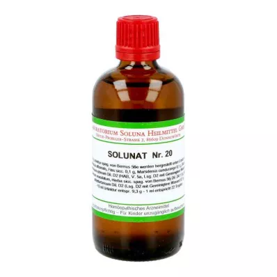 SOLUNAT br.20 kapi, 100 ml