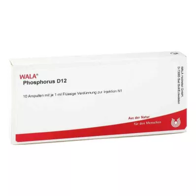 PHOSPHORUS D 12 ampula, 10X1 ml