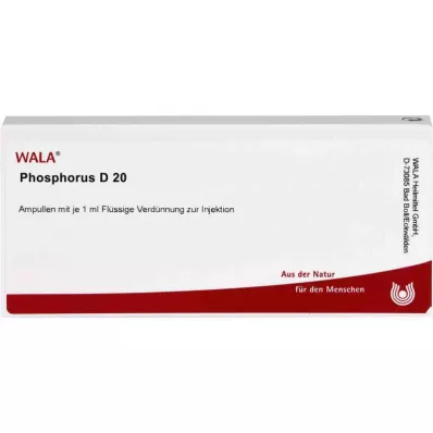 PHOSPHORUS D 20 ampula, 10X1 ml PHOSPHORUS D 20 ampula, 10X1 ml