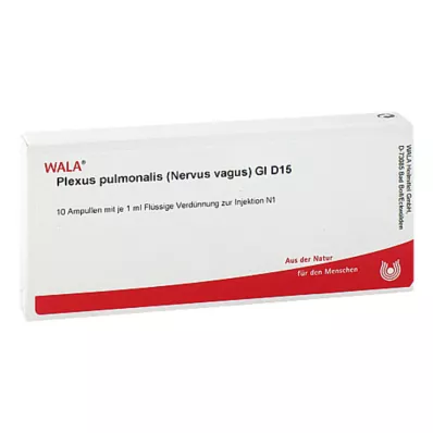 PLEXUS PULMONALIS Živac vagus GL D 15 ampula, 10X1 ml PLEXUS PULMONALIS Živac vagus GL D 15 ampula, 10X1 ml