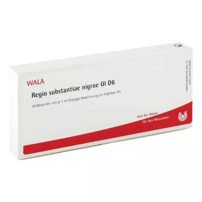 REGIO substantiae nigrae GL D 6 ampula, 10X1 ml