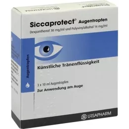 SICCAPROTECT Kapi za oči, 3X10 ml