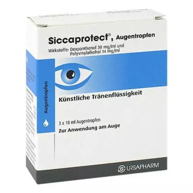 SICCAPROTECT Kapi za oči, 3X10 ml