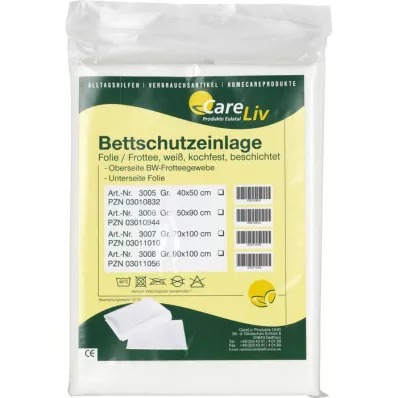 BETTSCHUTZEINLAGE Folija frotir 90x100 cm, 1 kom