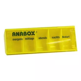 ANABOX Dnevna kutija žuta, 1 kom