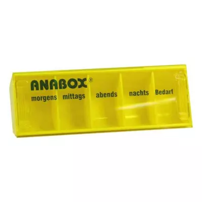 ANABOX Dnevna kutija žuta, 1 kom