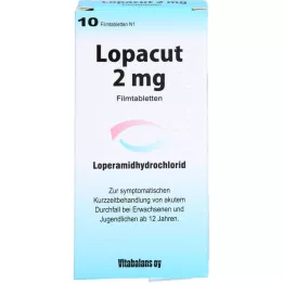 LOPACUT 2 mg filmom obložene tablete, 10 kom