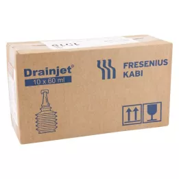 FREKA DRAINJET Fiziološka otopina 0,9% ISO, 10X60 ml