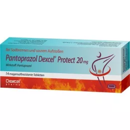 PANTOPRAZOL Dexcel Protect 20 mg tableta želučanog soka, 14 kom