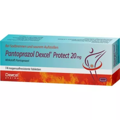 PANTOPRAZOL Dexcel Protect 20 mg tableta želučanog soka, 14 kom