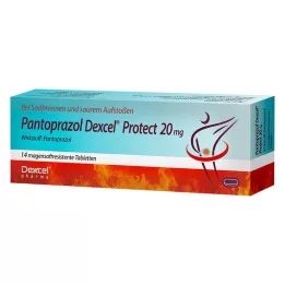 PANTOPRAZOL Dexcel Protect 20 mg tableta želučanog soka, 14 kom